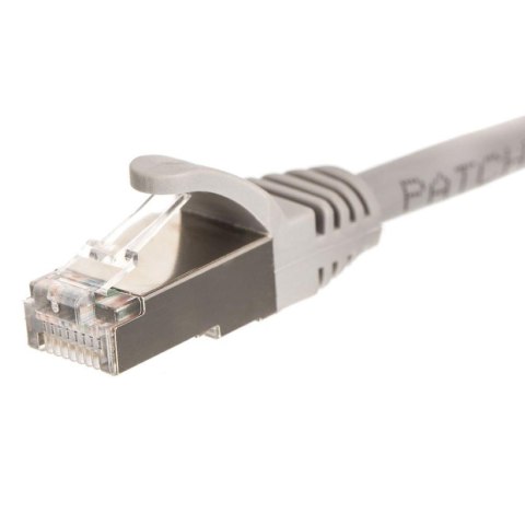 Patchcord RJ45, kat. 6 FTP F/UTP, 5m, Netrack, szary