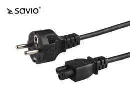 Kabel zasilający Savio CL-67 do notebooka 