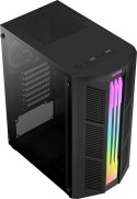 OBUDOWA AEROCOOL PGS PRIME-G-BK-v1 RGB czarna