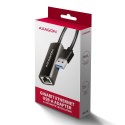 AXAGON ADE-AR Karta sieciowa Gigabit Ethernet adapter, USB-A 3.2 Gen 1, instalacja automatyczna