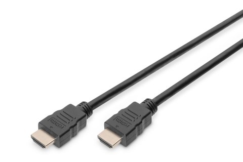 Kabel DIGITUS połączeniowy HDMI 2.0 Premium High Speed Ethernet 4K60Hz UHD HDMI A/HDMI A M/M czarny 2m