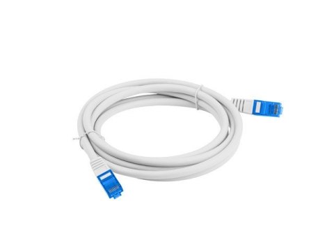 Lanberg Patchcord kat.6a S/FTP CCA 0.5m szary