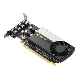 Karta graficzna PNY NVIDIA T1000 4GB, GDDR6, 4x DisplayPort, PCI Express 3.0, LP - ATX bracket, Retail