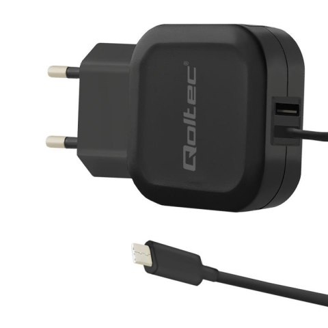 Ładowarka sieciowa Qoltec 17W 5V 3,4A USB+USB type-C