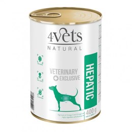 4VETS Natural Hepatic Dog - mokra karma dla psa - 400 g