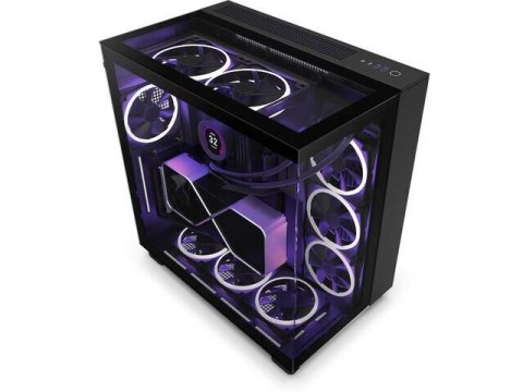 Obudowa NZXT H9 Elite RGB Midi Tower czarna z oknem