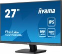 IIYAMA Monitor Prolite XU2793HSU-B6 27 cali IPS.HDMI.DP.2x2W.USBx2.FHD.SLIM.100Hz