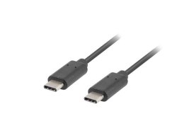 Kabel USB 2.0 Lanberg Type-C M/M 0,5m czarny