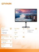 AOC Monitor Q27V5N 27 cali VA HDMIx2 DPx2 Pivot