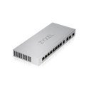 Zyxel Przełącznik 12-Port Gigabit Unmanaged Switch with 8-Port 1G + 2-Port 2.5G + 2-Port SFP+ XGS1010-12-ZZ0102