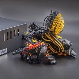 QOLTEC ZASILACZ ATX 1800W | 80 PLUS PLATINUM | GAMING MINER