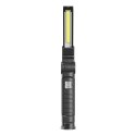 Savio Lampa warsztatowa akumulatorowa COB LED 3W + SMD 1W, USB-C, 150 lm, obrotowa głowica, magnes, FL-03