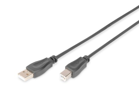 Kabel drukarkowy USB DIGITUS 2.0 A/M - USB B /M 5m czarny