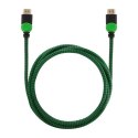 Savio Kabel HDMI 2.0 zielono-czarny 1,8m, GCL-03