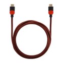 Savio Kabel HDMI 2.0 czerwono-czarny 3 m, GCL-04