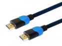 Savio Kabel HDMI 2.0 niebiesko-czarny 1,8m, GCL-02