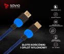 Savio Kabel HDMI 2.0 niebiesko-czarny 3m, GCL-05