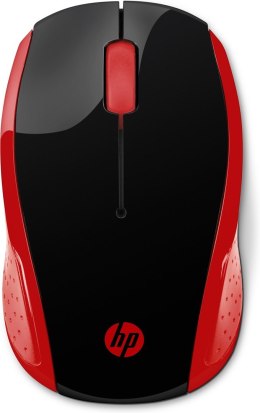 Mysz HP Wireless Mouse 200 Empress Red bezprzewodowa czerwono-czarna 2HU82AA