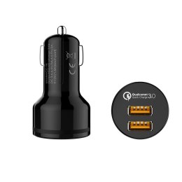 AUKEY CC-T8 ultraszybka ładowarka samochodowa 2xUSB Quick Charge 3.0 6A 36W