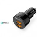 AUKEY CC-T8 ultraszybka ładowarka samochodowa 2xUSB Quick Charge 3.0 6A 36W