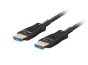 Lanberg Kabel HDMI M/M v2.1 100M 8K czarny optyczny AOC