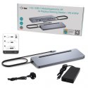 I-tec Stacja dokująca USB-C Metal Ergonomic 4K 3x Display Docking Station PD 100W