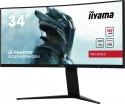 IIYAMA Monitor 34 cale GCB3480WQSU-B1 VA,UWQHD,180HZ,0.4ms,1500R(Curved), 2xHDMI,2xDP,2xUSB 3.2,2x3W,HDR400,HAS(110mm),VESA(100x100mm