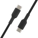 Belkin Kabel Braided USB-C USB-C 1m czarny