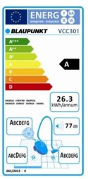 Blaupunkt Odkurzacz VCC301 Cyklon Bezworkowy