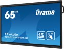 IIYAMA Monitor wielkoformatowy 65 cali TE6514MIS-B1AG INFRARED,50pkt,VA,4K,7H,WiFi,MIC,USB-C