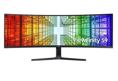 Samsung Monitor 49 cali ViewFinity S95UC VA 5120x1440 DQHD 32:9 2xHDMI 1xDP 1xUSB-C (90W) 3xUSB 3.0 LAN 5ms PinP/PbyP 120Hz HAS+PIV gł. 