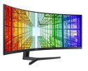 Samsung Monitor 49 cali ViewFinity S95UC VA 5120x1440 DQHD 32:9 2xHDMI 1xDP 1xUSB-C (90W) 3xUSB 3.0 LAN 5ms PinP/PbyP 120Hz HAS+PIV gł. 