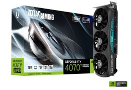 ZOTAC Karta graficzna GeForce RTX 4070 Ti SUPER TRINITY 16GB GDDR6X czarna