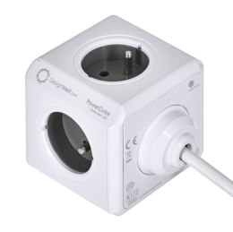 Przedłużacz allocacoc PowerCube Extended USB 2402GY/FREUPC (1,5m; kolor szary)