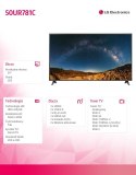 LG Electronics Telewizor LED 50 cali 50UR781C