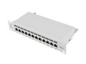 Patch panel Lanberg PPF6-9012-S (1U; 10"; kat. 6; FTP; 12xRJ-45)