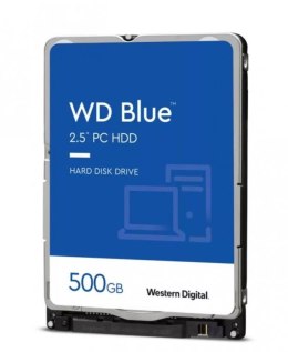 Western Digital Dysk HDD Blue 500GB 2,5'' 16MB SATAIII/5400rpm