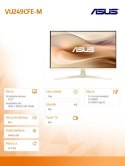 Asus Monitor 24 cale VU249CFE-M IPS 100Hz USB-C