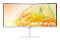 Samsung Monitor 34 cale ViewFinity S65CT VA 3440x1440 UWQHD 21:9 1xHDMI 1xDP 2xTB 4.0(90W/15W) 3xUSB 3.0 LAN 5ms 100Hz HAS głośniki zakr