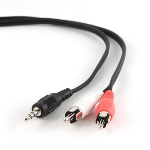 Kabel minijack 3,5mm - 2XRCA 0,2m