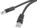 Kabel sieciowy UTP Gembird PP6U-0.25M/BK kat. 6, Patch cord RJ-45 (0,25 m)