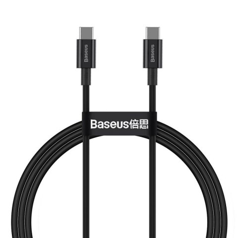 Kabel przewód USB-C PD 2.0 100cm Baseus Superior CATYS-B01 Quick Charge 3.0 5A z obsługą szybkiego ładowania 100W