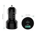 AUKEY CC-Y7 Ultraszybka ładowarka samochodowa 2xUSB Power Delivery 2.0 5.4A 36W