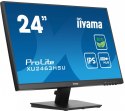 IIYAMA Monitor 24 cale XU2463HSU-B1 IPS,100HZ,ECO,3ms,SLIM,HDMI,DP,2x USB3.2 ,TCO,EPEAT