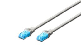 Patchcord DIGITUS UTP kat. 5e 7m PVC szary