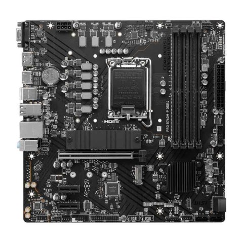 Płyta MSI PRO B760M-P DDR4 /B760/DDR4/SATA3/M.2/USB3.1/PCIe4.0/s.1700/mATX