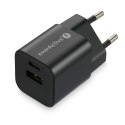 EverActive Ładowarka USB/USB-C QC3.0 30W technologia GaN Czarna