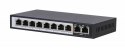 Extralink Switch Perses 8X EX-SG1008PE 10/100/1000M TX PoE AT/AF, 2X GE SFP Full Gigabit PoE