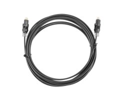 Kabel Lanberg CA-TOSL-10CC-0030-BK (Toslink M - Toslink M; 3m; kolor czarny)