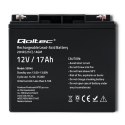 Qoltec Akumulator AGM 12V | 17Ah | max. 255A